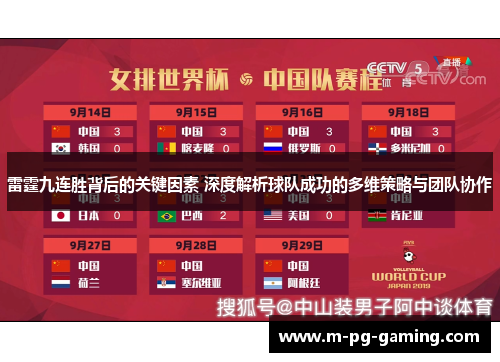 雷霆九连胜背后的关键因素 深度解析球队成功的多维策略与团队协作